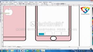 How to make iphone mobile in coreldraw tutorial