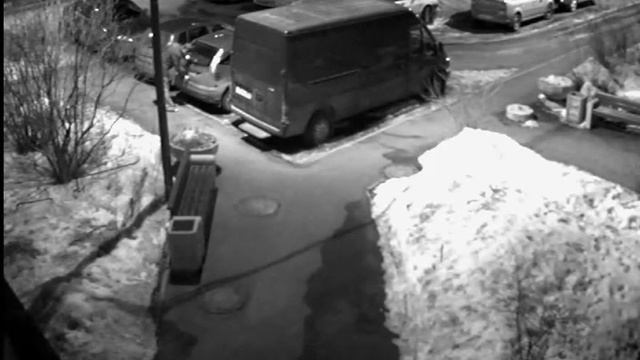 Пример работы уличной видеокамеры streetCAM 580.vf ночью. Фокусное расстояние 2,8 мм смотреть онлайн