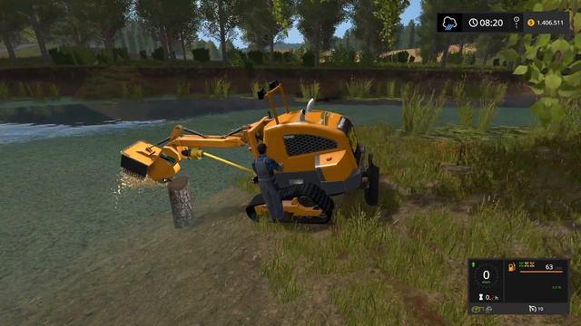 Farming Simulator 17 - Forestry and Farming on The Valley The Old Farm 055