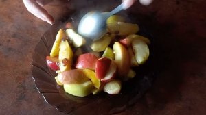 Швидкий десерт з яблук на сковорідці/ Быстрый десерт из яблок на сковородке.. Яблоки с кунжутом ???
