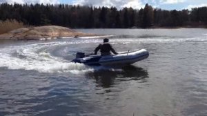 ПВХ лодка 3,6 м и мотор 9,9 лс