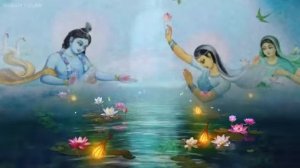 Харе Кришна маха-мантра Шрилы Бхактиведанты Мадхава Махараджа под спокойную музыку