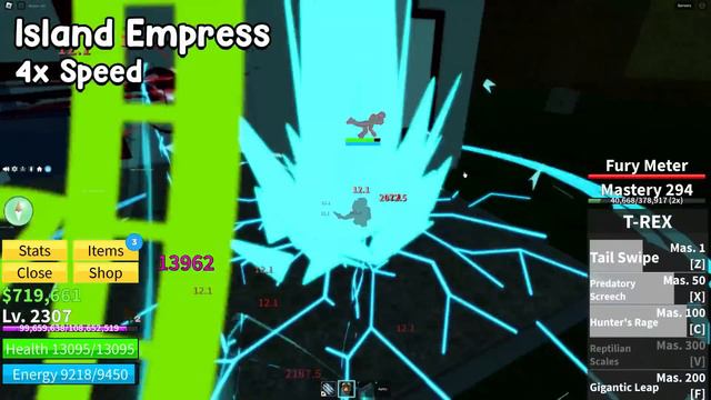 Trading For T-REX Fruit + Showcase! - Blox Fruits Christmas Update смотреть онлайн