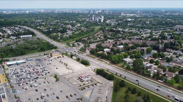 Kitchener, Waterloo Region (Ontario, Canada), Downtown and more Drone Aerial View Late Spring 2021 смотреть онлайн