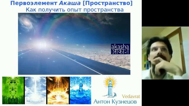 первоэлемент Эфир-Пространство [Махабхута Акаша] – что это. Антон Кузнецов. смотреть онлайн
