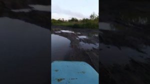 Мотоцикл Урал по бездорожью.