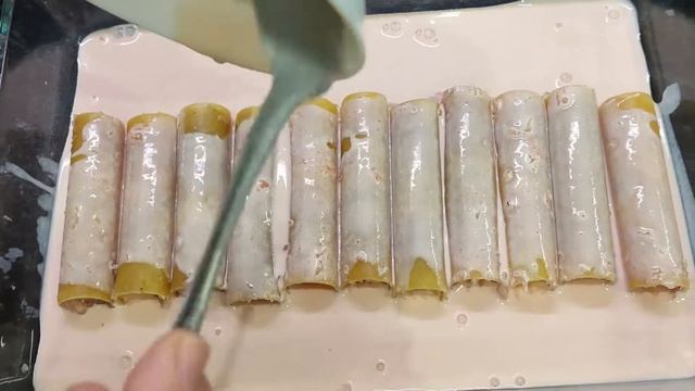 Это вам НЕ ПРОСТО МАКАРОНЫ! Каннеллони фаршированные фаршем в сливочно-томатном соусе. ОЧЕНЬ СЫТНО смотреть онлайн