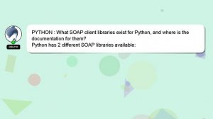 PYTHON : What SOAP client libraries exist for Python, and where is the documentation for them?