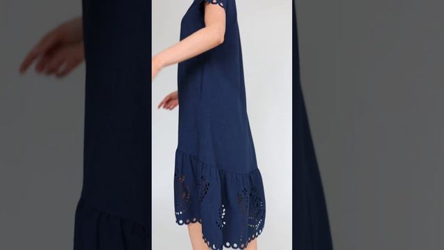 Синее летнее платье URS. Нарядное летнее платье ЮРС, смотреть онлайн