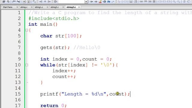 String in C Programming(Basic)