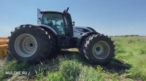 Торфяная фреза ротоватор Mericrusher MJHP 3111STX на базе трактора VALTRA T234