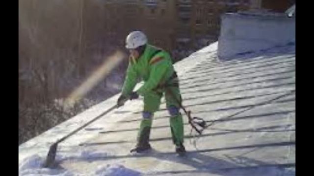высотные работы. чистка снега.ПромАльпКлининг.Сарапул