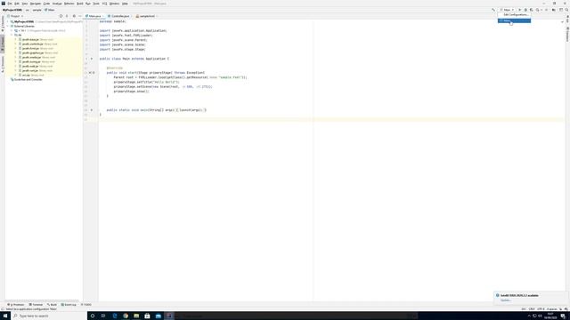 3/5 - Using JavaFX in IntelliJ смотреть онлайн