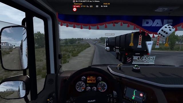 ETS 2 (модовые карты) . "Дороги России". Рейс " Труба " смотреть онлайн