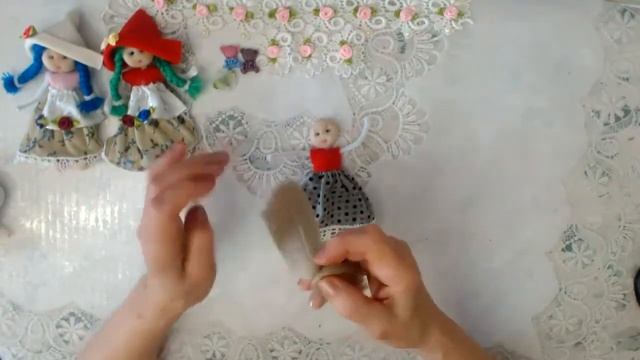 2 Поделки из синельной проволоки Мини кукла Золушка Мастер классы Tetyana Shchepkina смотреть онлайн