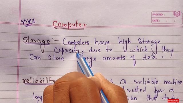 Characteristics of Computer | Learn Coding