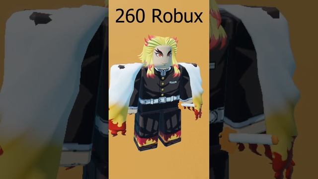 Make Rengoku (Remake) In Roblox [Kimetsu no Yaiba] #shorts