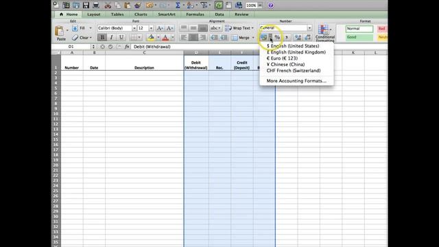 Lesson 1 - Create & Fill out a Check Register in Excel смотреть онлайн