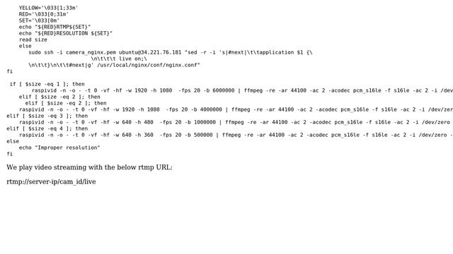 Multi-client architecture AWS EC Nginx rtmp server setup with raspberry pi camera as client for... смотреть онлайн