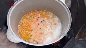 Каша пшеничная в казане
