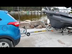 В догонку к видео про прицеп - Катана 575, двухосный прицеп, Creta 1.6 2WD, слипуемся.