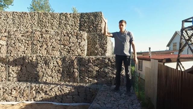 Подпорная стена на участке с перепадом высот. Из бетона или габионов? 2 выпуск. смотреть онлайн