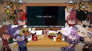 Tormentors and Funtimers react to Michael Afton [] FNaF [] Gacha Club [] 1/2 [] Read Description!!