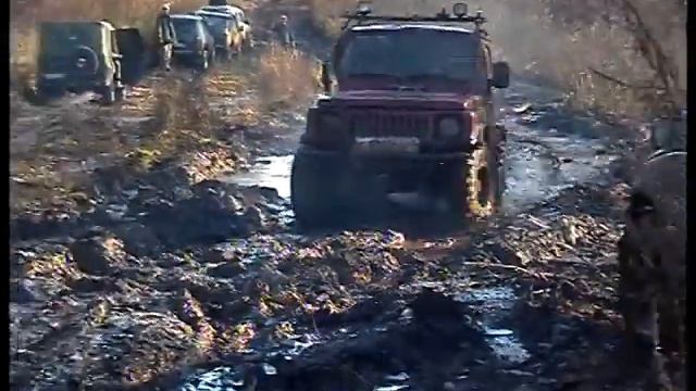 В Самарскую Луку на внедорожниках. осень 2012г. смотреть онлайн