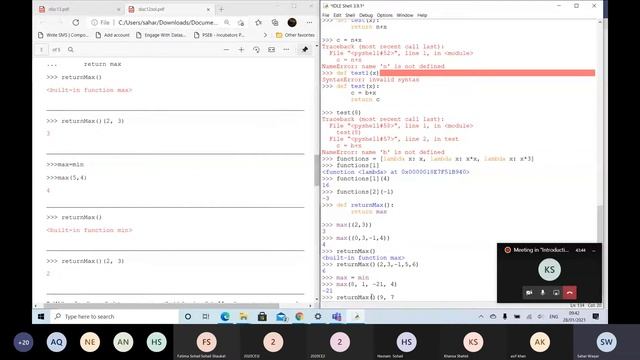 Class on Problems on Lambda Functions in Python смотреть онлайн