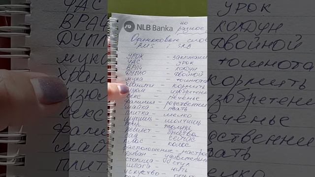 Одинаковые слова в русском и сербском языках но разного значения. смотреть онлайн