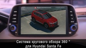 Система кругового обзора для HYUNDAI SANTA FE Bird View 360° HD, обзор, особенности установки.