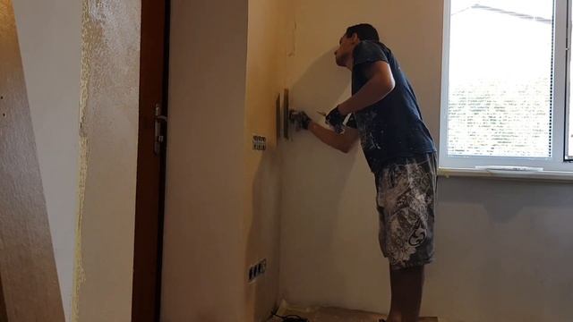 Наносим фактуру имитирующую срез камня! Простая фактура из декоративки!
