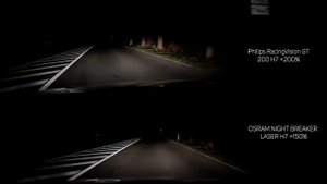 Osram Night Breaker H7 LED vs. Osram Night Breaker Laser & Philips RacingVisionGT200 (Fahraufnahmen