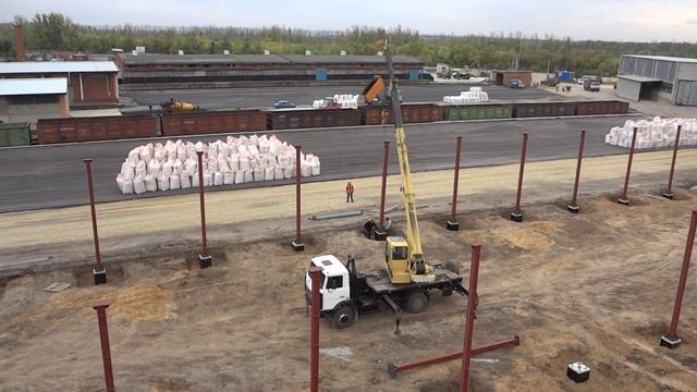 Монтаж металлических колонн смотреть онлайн