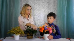 Букет из садовых цветов