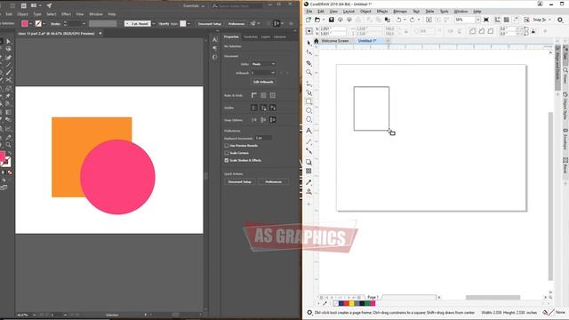 illustrator vs Coreldraw | Who is Best - shape builder tool -or- Smart fill tool смотреть онлайн