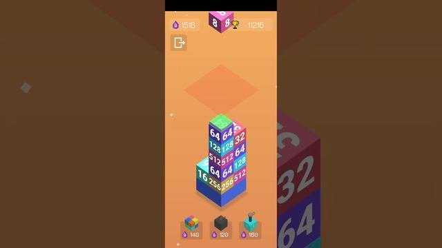STACK GAME 2048 Stacktris #number #maths #merge #2048 #2248 #best #gameplay #androidgames