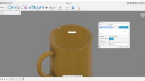 Fusion 360 tutorial : Cup modelling/ Моделирование кружки в Fusion 360