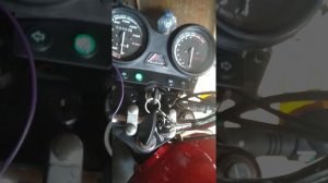 2. Установка приборной панели с Ямаха ybr 125 на мотоцикл баджаж боксер.