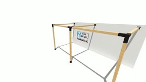 Пергола (беседка). Маркиза(беседка), пергола (pergola)  ART. M1.2 3x3x3