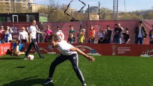 Футбольный фристайл | Шоу в Парке Кубка Конфедераций FIFA 2017