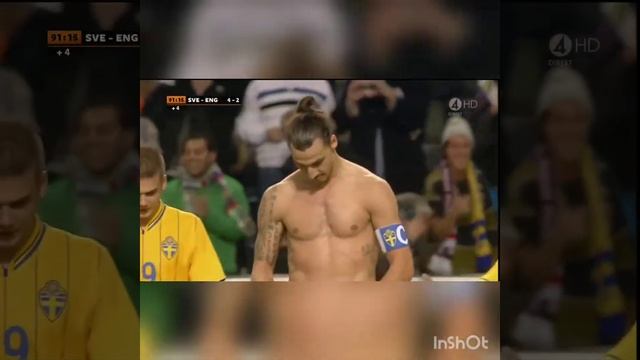 Гол Златана Ибрагимовича через себя в ворота Англии... смотреть онлайн