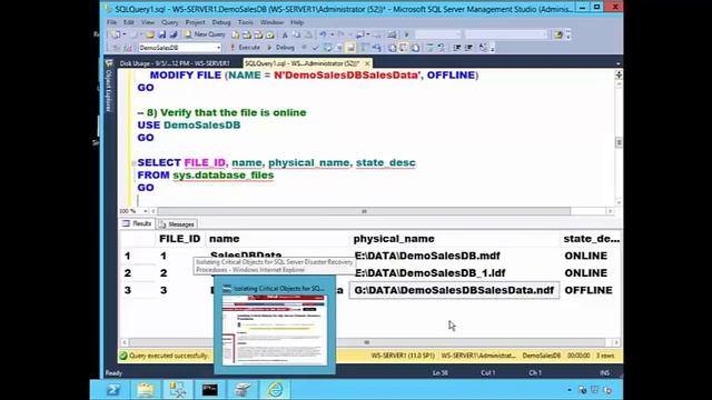 SQL Server Database Recovery Techniques 73