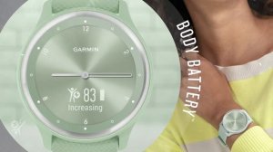 Garmin vívomove Sport стильные смарт-часы с механическими стрелками