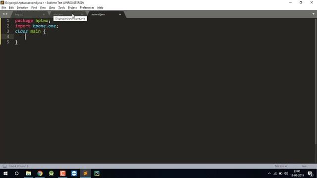 Create & Import Java Package Program смотреть онлайн