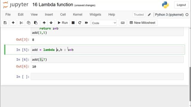 Python Lambda Function | Python Tutorial