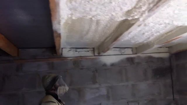 Утепление перекрытия напыляемой теплоизоляцией смотреть онлайн