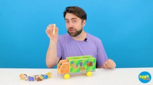 Сортер "ГРУЗОВИК С ЖИВОТНЫМИ" от компании VIGA