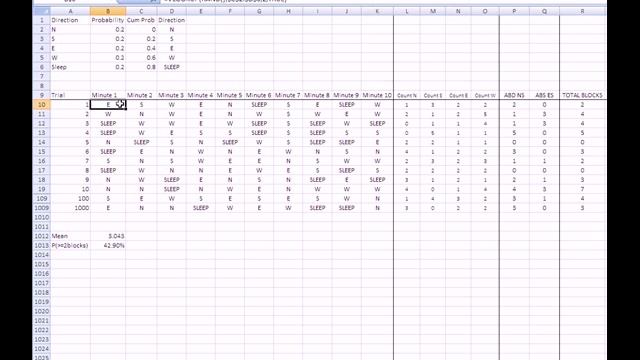 Simulation in Excel смотреть онлайн