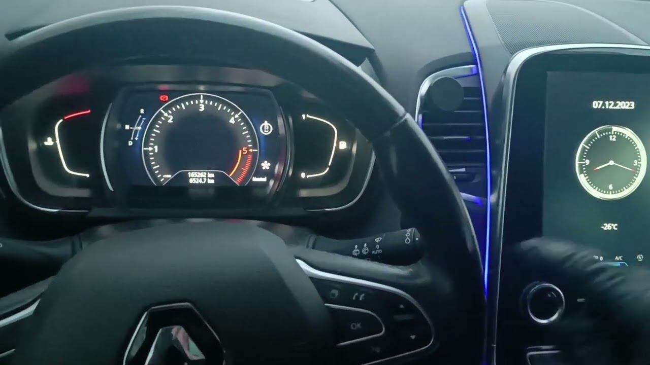 Запуск двигателя Renault Espace 5 2.0dci m9r650 в -26гр engine start смотреть онлайн